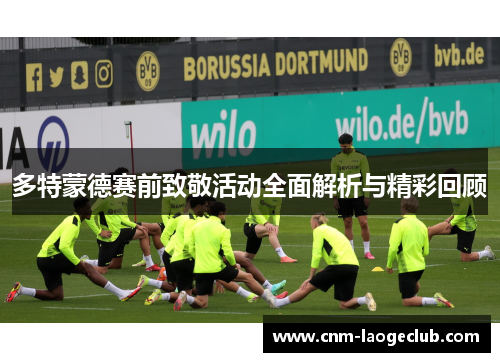 多特蒙德赛前致敬活动全面解析与精彩回顾